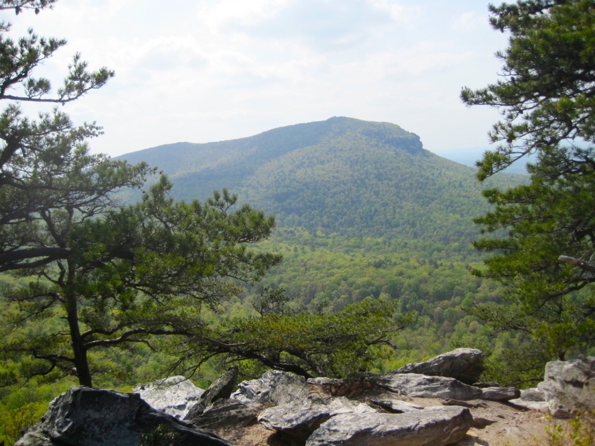 Hiking Hanging Rock in Danbury, NC