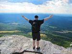 Shawn Sluder on Hanging Rock NC hike