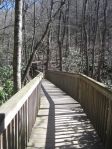Trailhead bridge for Graybeard Trail