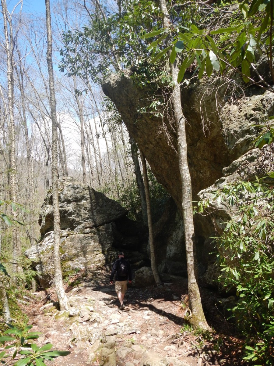 Hiking Profile Trail on Grandfather Mountain