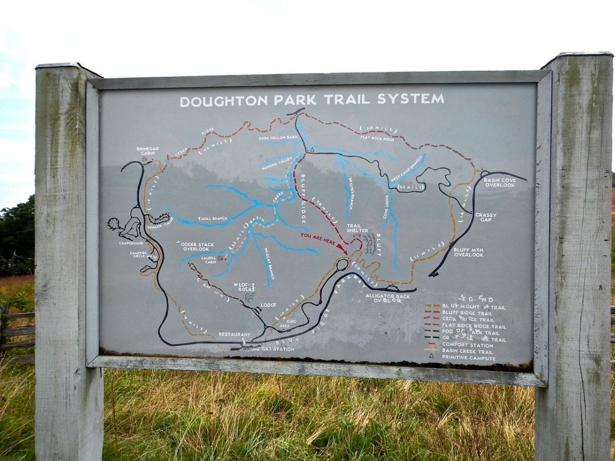 Doughton recreation area trail map