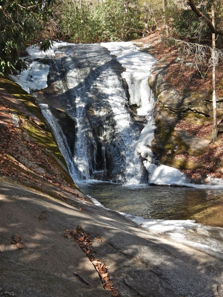 Widows Creek Falls winter