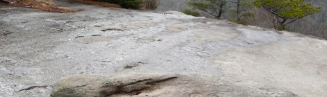 Looking Glass Rock trail blaze