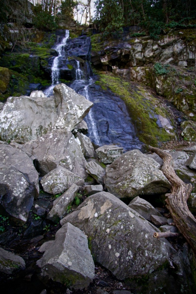 Smokies waterfalls Hen Wallow Falls