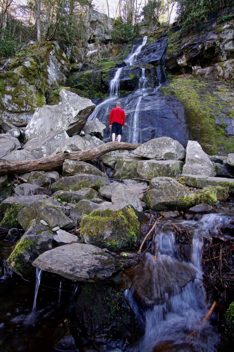 Smokies waterfalls Hen Wallow Falls