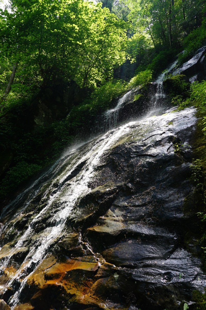 Smokies waterfall Hen Wallow Falls
